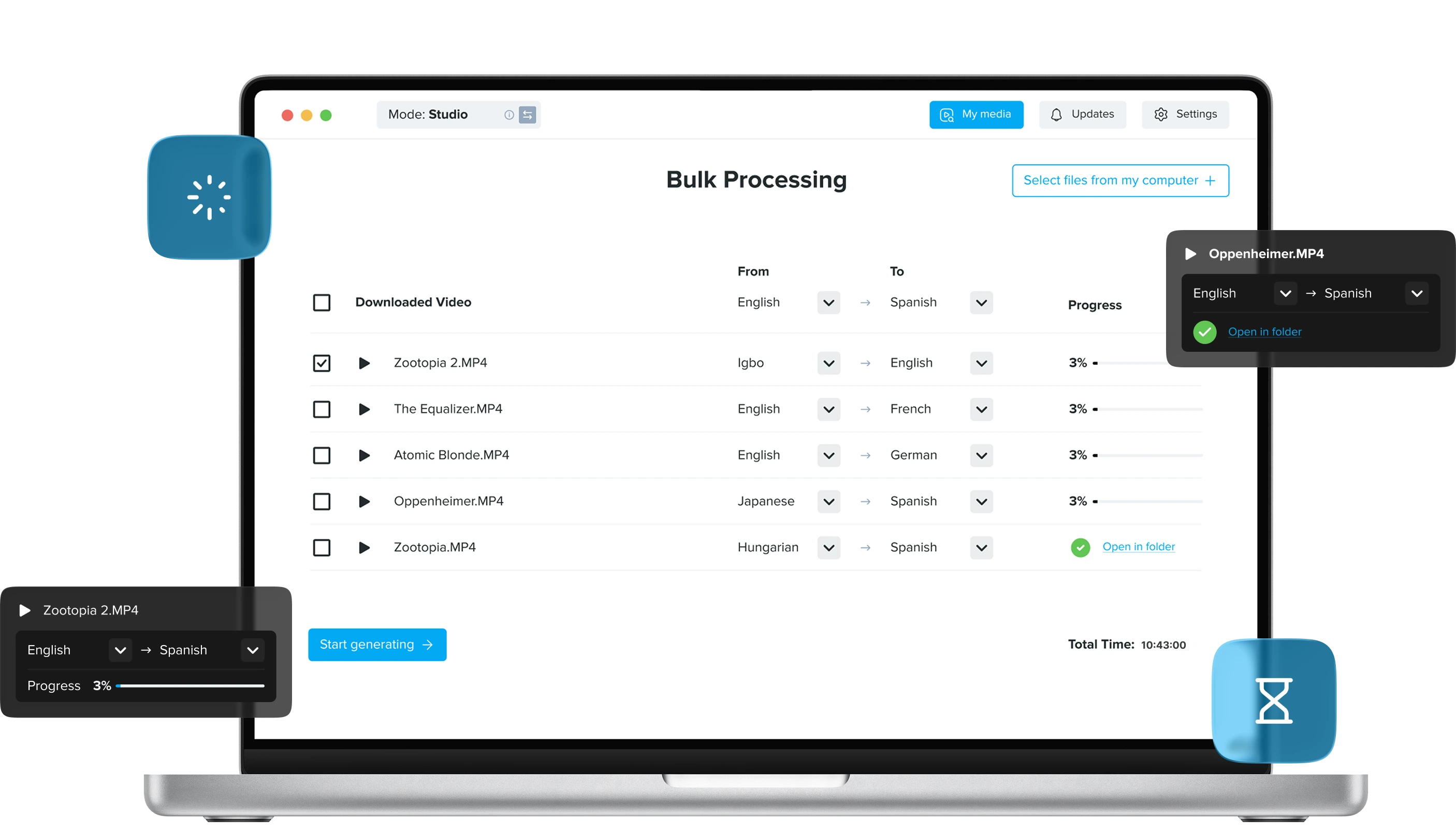 Subtitle Everything at Once