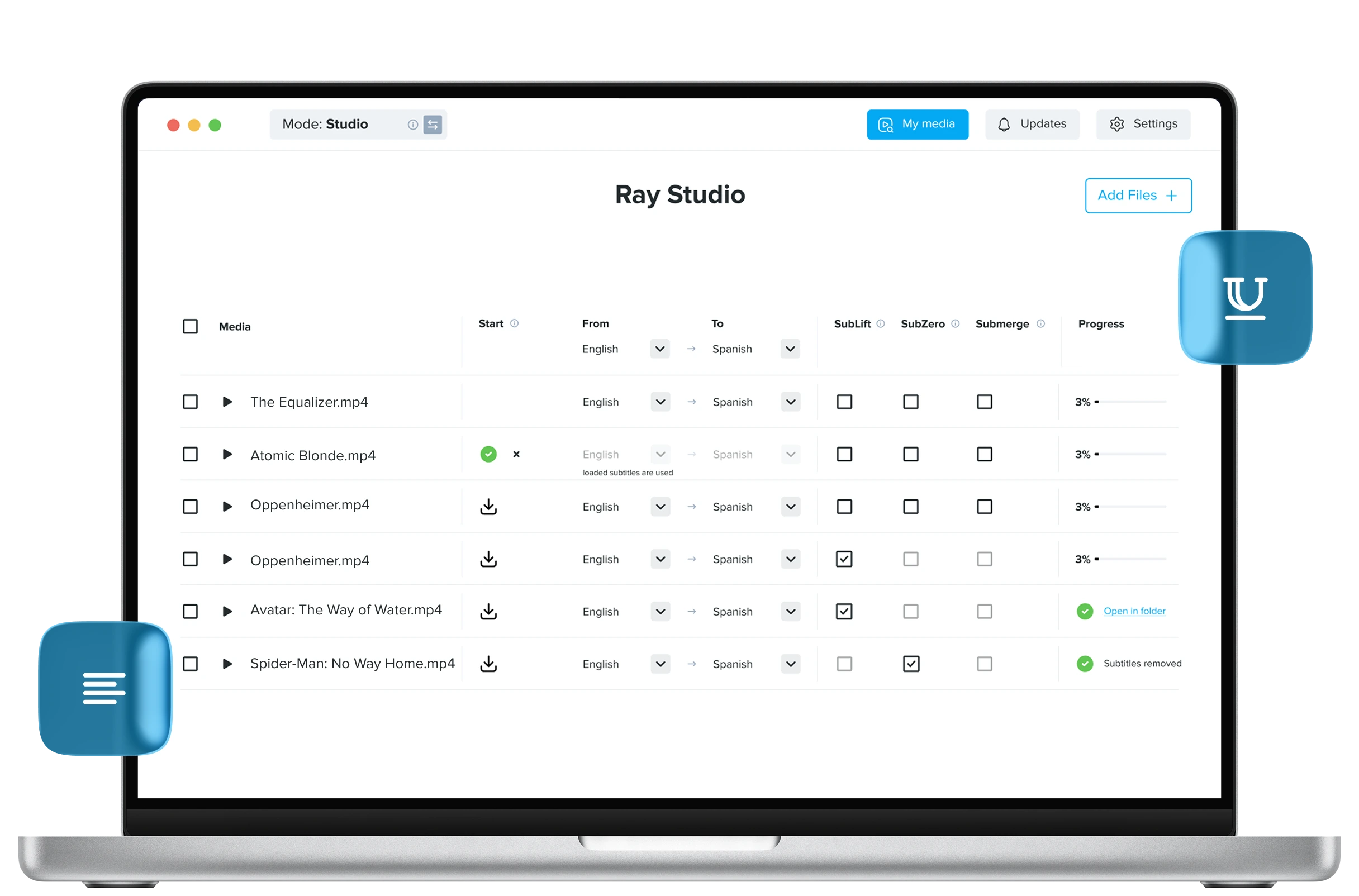 Complete Subtitle Control